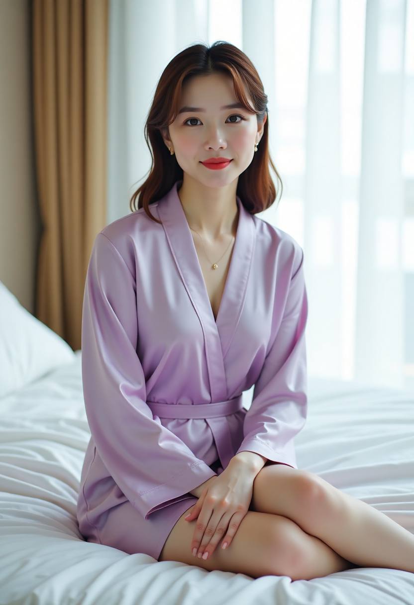 晨雾与鹅群